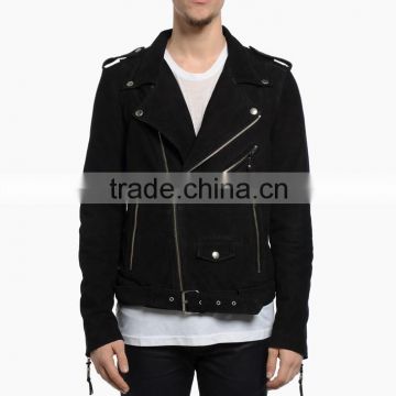 BLK Suede Leather Jacket 5 | Black