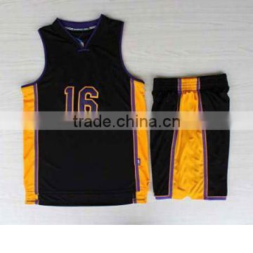 2016 new fashion Manufacturers basketball wear with individual design                        
                                                Quality Choice