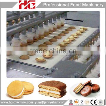 high tech newest gas oven choco pie food machinery