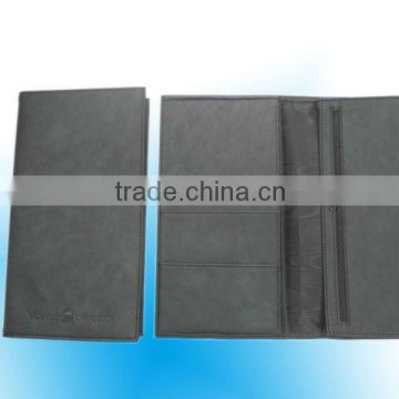 fashional high quality cow Leather passport holder/leather name card holder/leather cheque holder