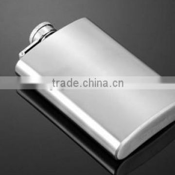 Hot Sale 4oz Plate Stainless Steel Hip Flask Classical And Easy Carried