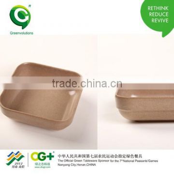 natural color eco-friendly square tibit bowl