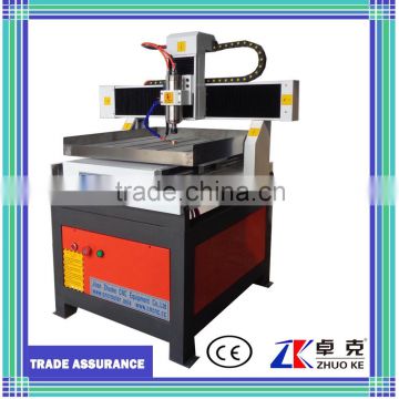 split type mini size Jinan Soft metal cutter engraver machine with 2.2KW spindle ZK-6060