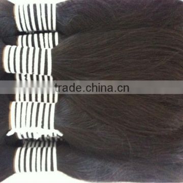 raw Hair material 26inch 65cm remy double drawn chinese human hair, all hair is same length