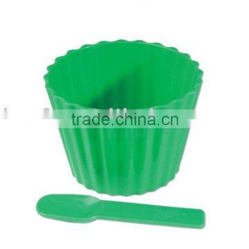 pudding bowl; plastic bowl