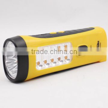 LED Flashlight with FM Radio for promotion