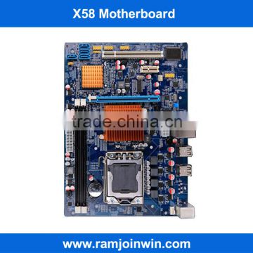 China wholesale 1600 1333 1066 memory X58 chipset lga1366 computer motherboards and processors