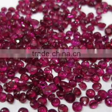 1.5-2mm Natural Loose Burmese Red Ruby Lot Cut fine Color