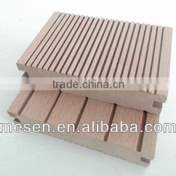 Anti-slidding Vinyl Wood Plastic Composite Outdoor Solid Decking Floor