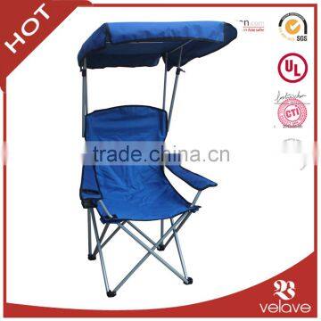 Quik shade adjustable canopy folding arm chair