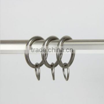 1 inch Satin Nickel Steel Drapery Curtain Ring