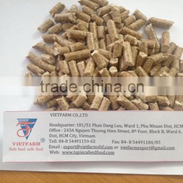 Tapioca residue pellet for animal feed with the best price