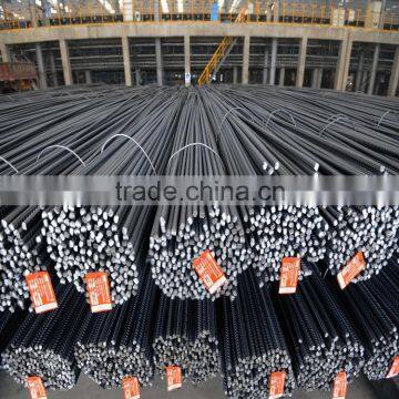 HRB 400 Deformed steel bar/steel rebar in 6/8/10/12/14/16/20/25 mm, Manufacture in China.