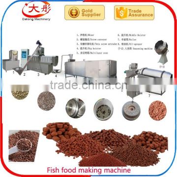 Plastic floating fish food pellet production equipment for good supplier
