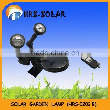 2012 HRS solar effective led spot light/solar garden lamp