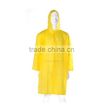 Adult 100% PVC Waterproof Raincoat Fabric with Customer' S Logo for Promotion