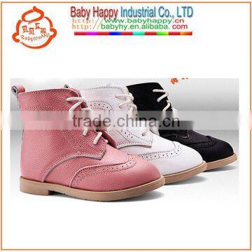 Winter Kids Shoes Safety Soft Sole leather kids Boots