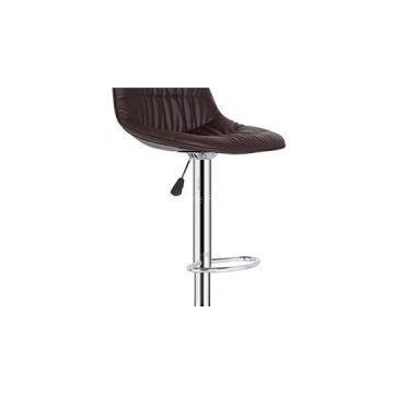 Brown Leather Bar Stool