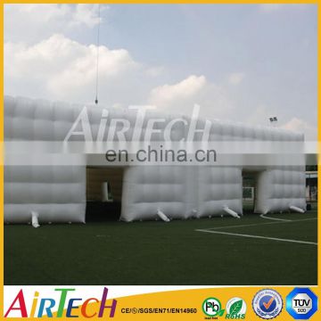 Fire resistant winter party tent, Large inflatable cube lawn tent for party event