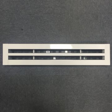 A/C ceiling mounted supply air volume control linear slot diffuser