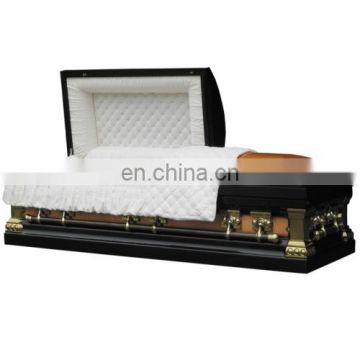 American Style Lowering Device Metal Casket Funeral Coffin 11018111