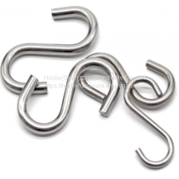 Heavy Duty S Stainless Steel Metal Wire S Shaped Hanging Hook