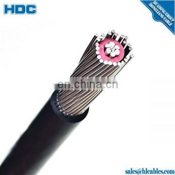 Concentric cable 2x8awg 90temperature AA-8000 Conductor XLPE insulation PVC jacket SE type service entrance cable