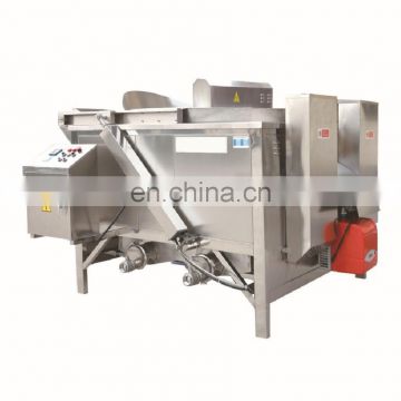 Automatic discharge frying machine / batch fryer for meat chicken beef peanut potato chips all food.