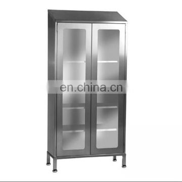 Factory direct sale steel glass door medical laboratory chemical storage cabinet