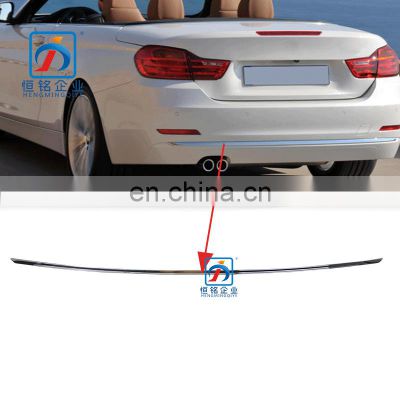 Brand New Replacement 3 Series F30 F35 Rear Bumper Chrome Moulding Trim Plate