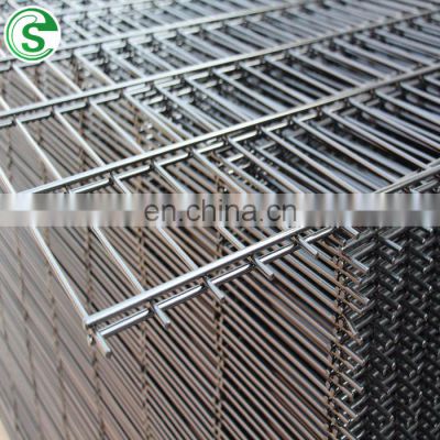 Security playground sports twin double wire galvanized 2D mesh fence
