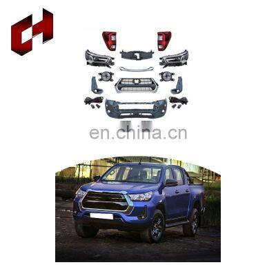CH High Quality Vehicle Modification Parts Black Bumper Roof Spoiler Retrofit Body Kit For Toyota Hilux 2015-20 To 2021