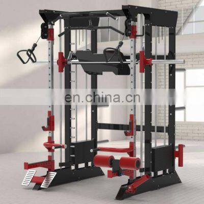 ASJ-S114B  Functional Trainer & Smith Squat  leg press strength machine fitness equipment machine