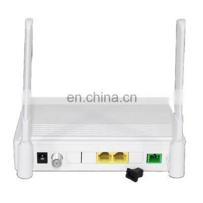 1GE+1FE+CATV new 2.4GHz 5dBi onu iptv wifi epon gpon xpon onu ont with wifi catv