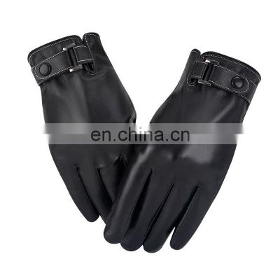Waterproof Velvet Thick Warm Cycling Women Motorcycle Gloves Winter Touch Screen Men Sport Leather Gloves