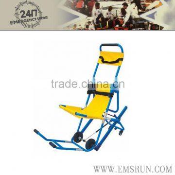 High Quality Aluminum Alloy Folding Ambulance Chair Stretch