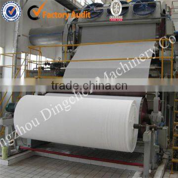 2880mm Dingchen Toilet Paper Machine Complete Production Line Price