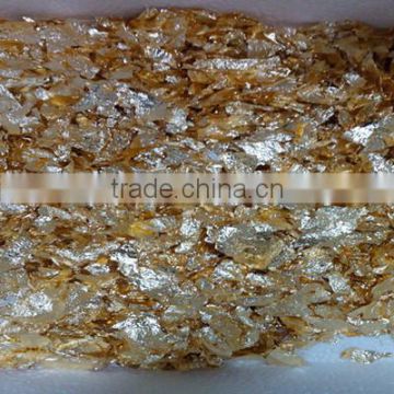 2015 high quality gold foil flakes cooper foil manufacturer