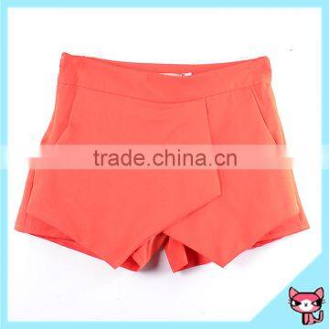 OEM Orange dresses model casual shorts