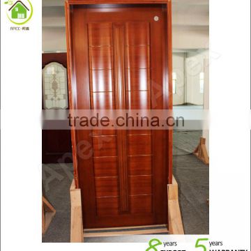 Entry Solid Wood Doof Fire Rated Oak wood fire door with/Without glass design