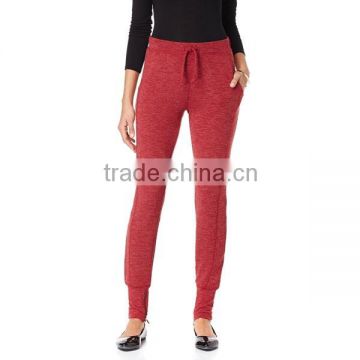 Women Knit Pant with Ribbed Cuff