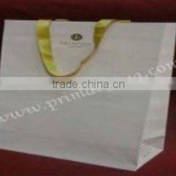 High Quality White Paper Shopping Bag