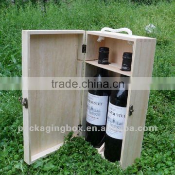 large wooden wine boxes