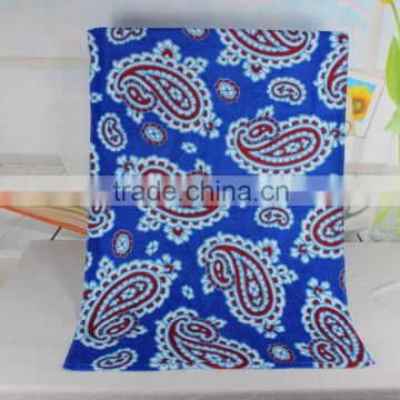 china factory 100% cotton promotional custom print bargain beach towels
