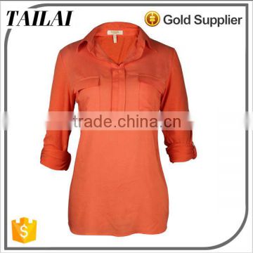 Made in China Top-end Cheap Fashion ladies blouse patterns