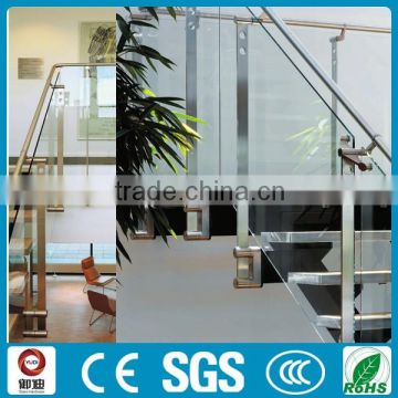 customized steel glass terrace balustrades design