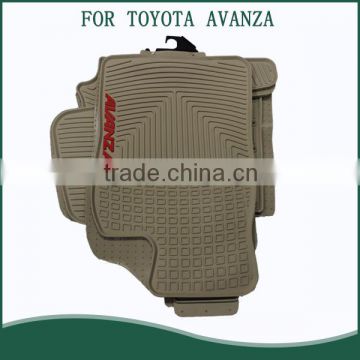 Rubber soft car boot liner 7 passengers 3 rows for Toyota Avanza sedan mat