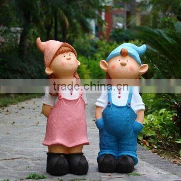 Customized resin child figurines