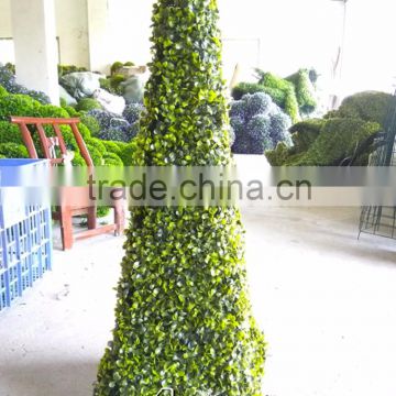 custom size artificial boxwood topiary cone plastic topiary tree for home hotel decor