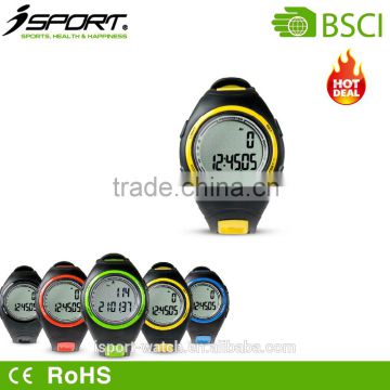 Shenzhen BSCI Factory Various Colors Exercise Watch Sports Wristband 3D Rechargeable Pedometer W284